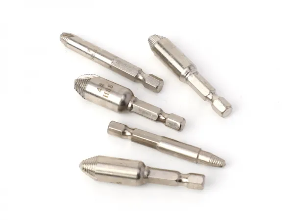 5個のなめネジ抽出器セット