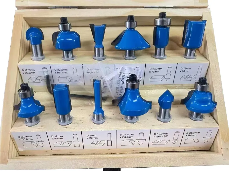 12個のルータービットセット